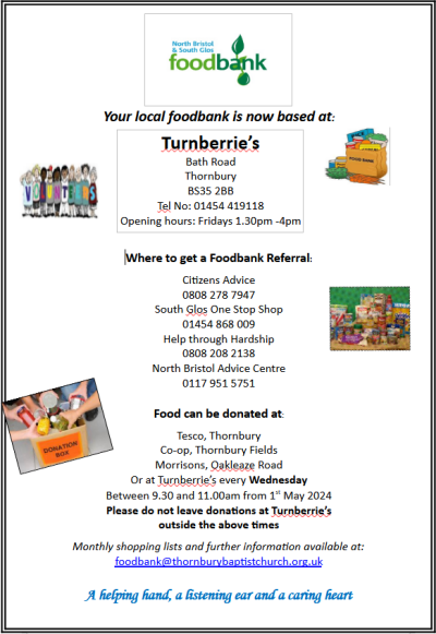 North Bristol and South Glos Foodbank