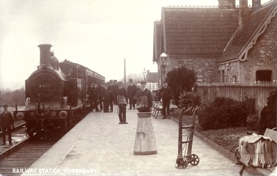 Thornbury Station about 1920